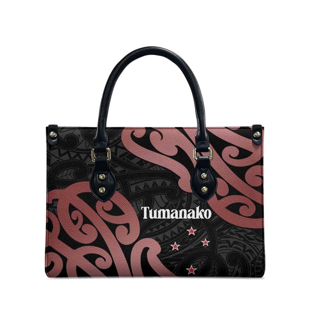 New Zealand Mangopare Tamanako Leather Bag Aotearoa Maori - Polynesian Pride