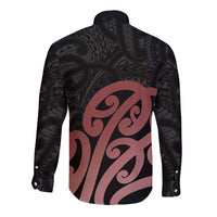 New Zealand Mangopare Tamanako Long Sleeve Button Shirt Aotearoa Maori