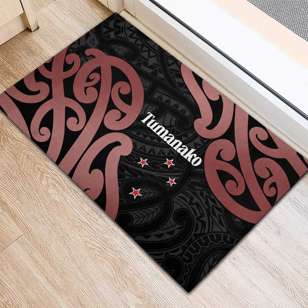 New Zealand Mangopare Tamanako Rubber Doormat Aotearoa Maori