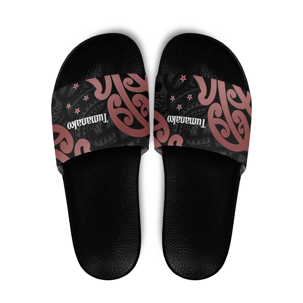 New Zealand Mangopare Tamanako Slide Sandals Aotearoa Maori - Polynesian Pride