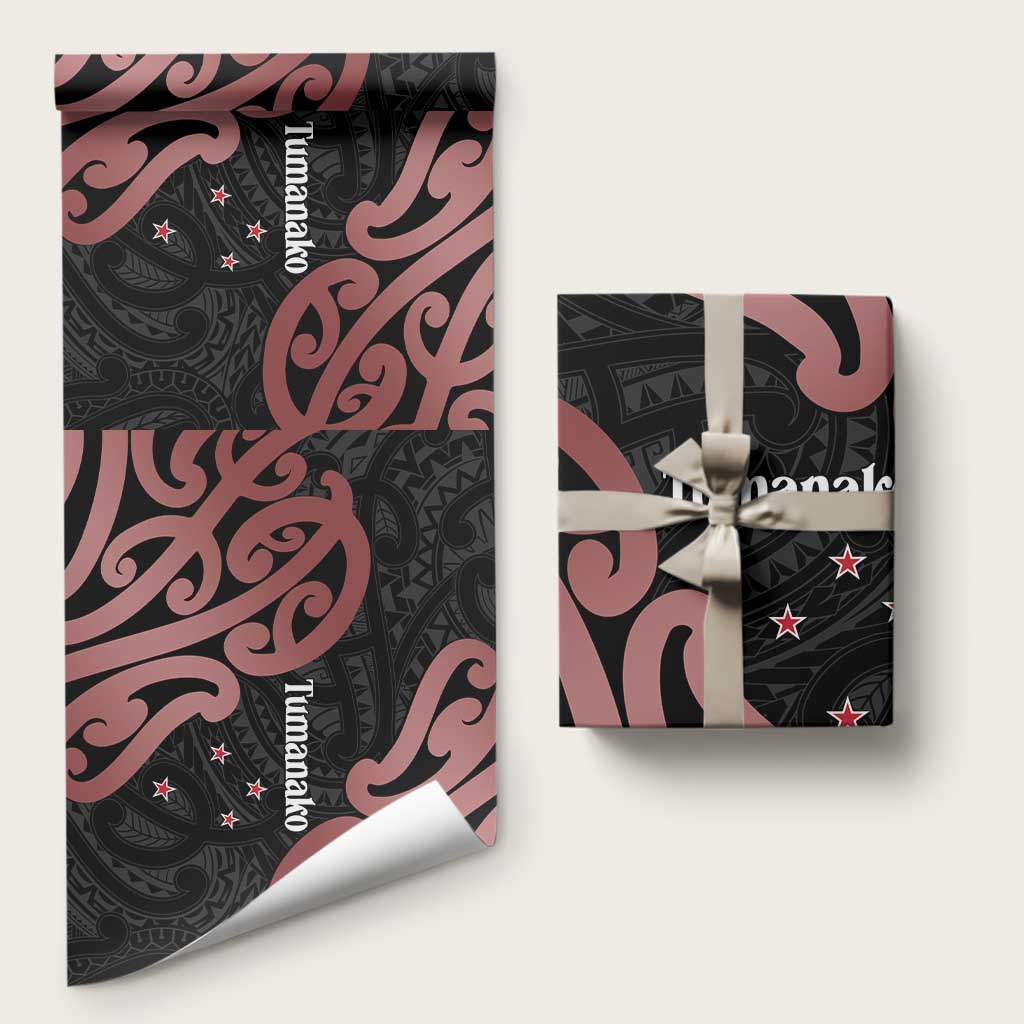 New Zealand Mangopare Tamanako Wrapping Paper Aotearoa Maori - Polynesian Pride