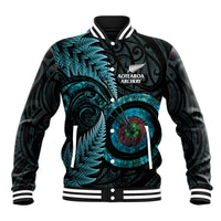 New Zealand Archery Baseball Jacket Aotearoa Silver Fern Maori - Polynesian Pride