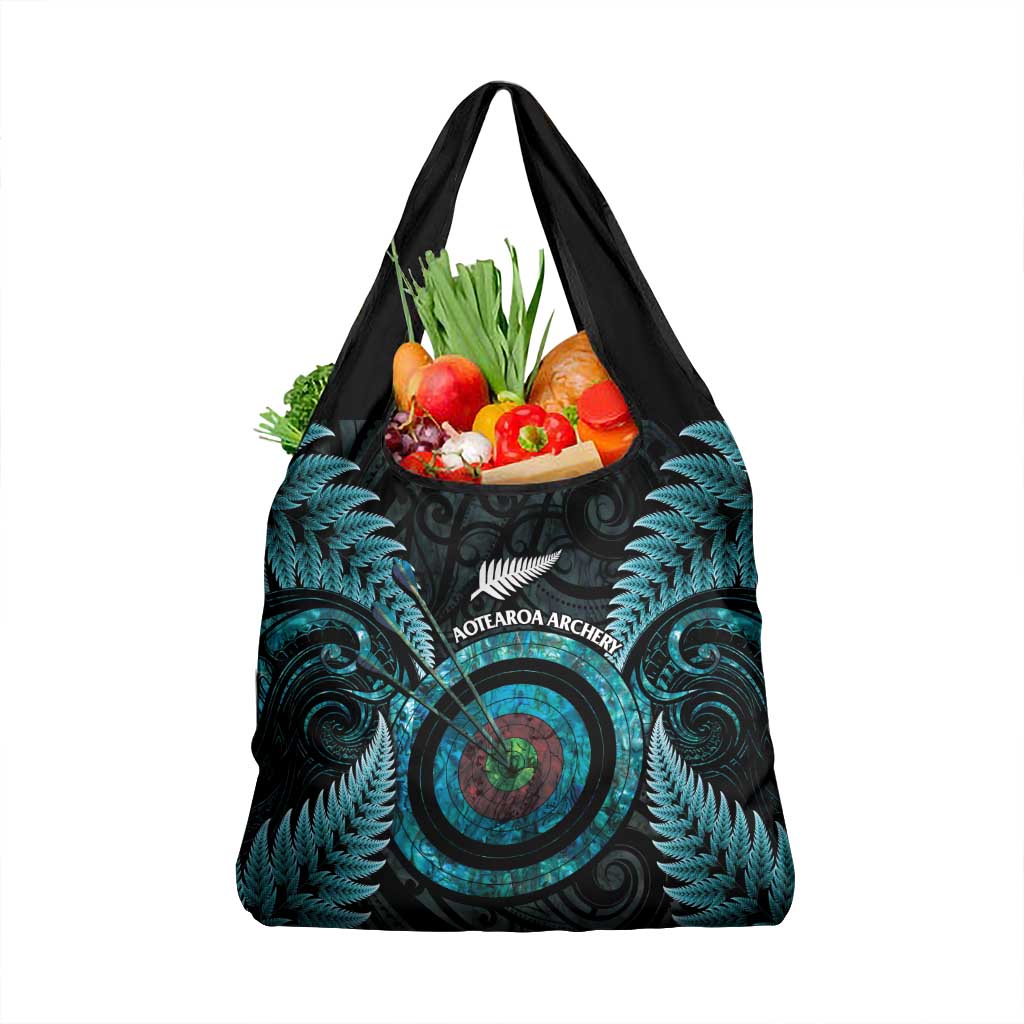 New Zealand Archery Grocery Bag Aotearoa Silver Fern Maori - Polynesian Pride