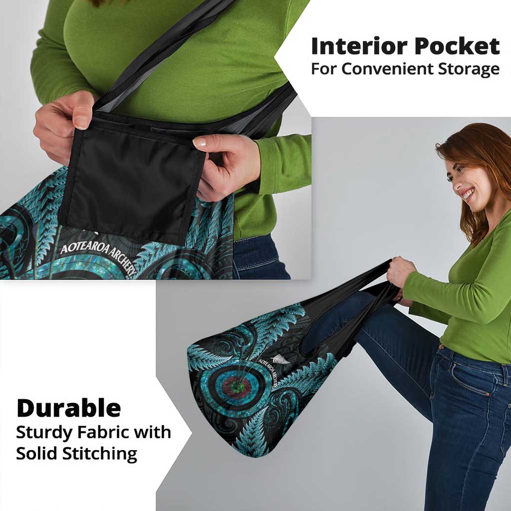 New Zealand Archery Grocery Bag Aotearoa Silver Fern Maori - Polynesian Pride