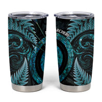 New Zealand Archery Tumbler Cup Aotearoa Silver Fern Maori - Polynesian Pride
