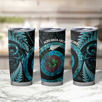 New Zealand Archery Tumbler Cup Aotearoa Silver Fern Maori - Polynesian Pride