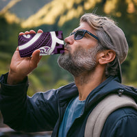 Aotearoa Atua Tangaroa Personalised 4 in 1 Can Cooler Tumbler God Of The Sea Maori Whale Tail Purple