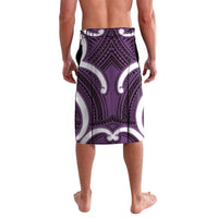 Aotearoa Atua Tangaroa Personalised Lavalava God Of The Sea Maori Whale Tail Purple