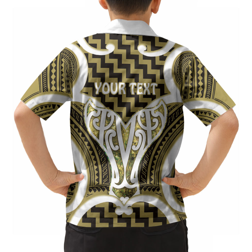 Aotearoa Atua Tangaroa Personalised Hawaiian Shirt God Of The Sea Maori Whale Tail Yellow