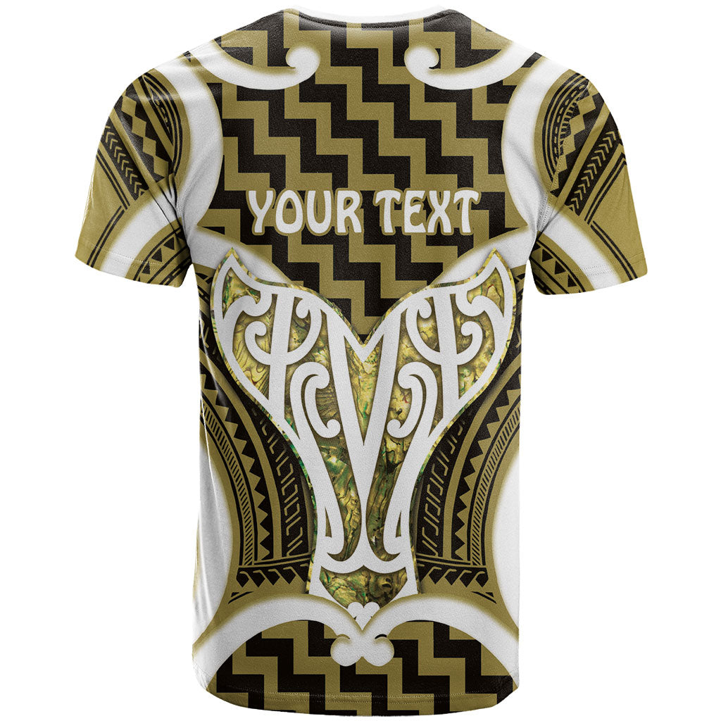 Aotearoa Atua Tangaroa Personalised T Shirt God Of The Sea Maori Whale Tail Yellow