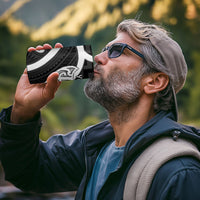 Aotearoa Atua Tangaroa Personalised 4 in 1 Can Cooler Tumbler God Of The Sea Maori Whale Tail Black