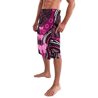Think Pink Breast Cancer Awareness Lavalava Butterfly Aboriginal Mix Polynesian Pattern