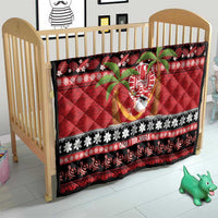 French Polynesia Christmas Quilt Tiare Chilling Santa Oaoa I teie Noera LT14 - Polynesian Pride