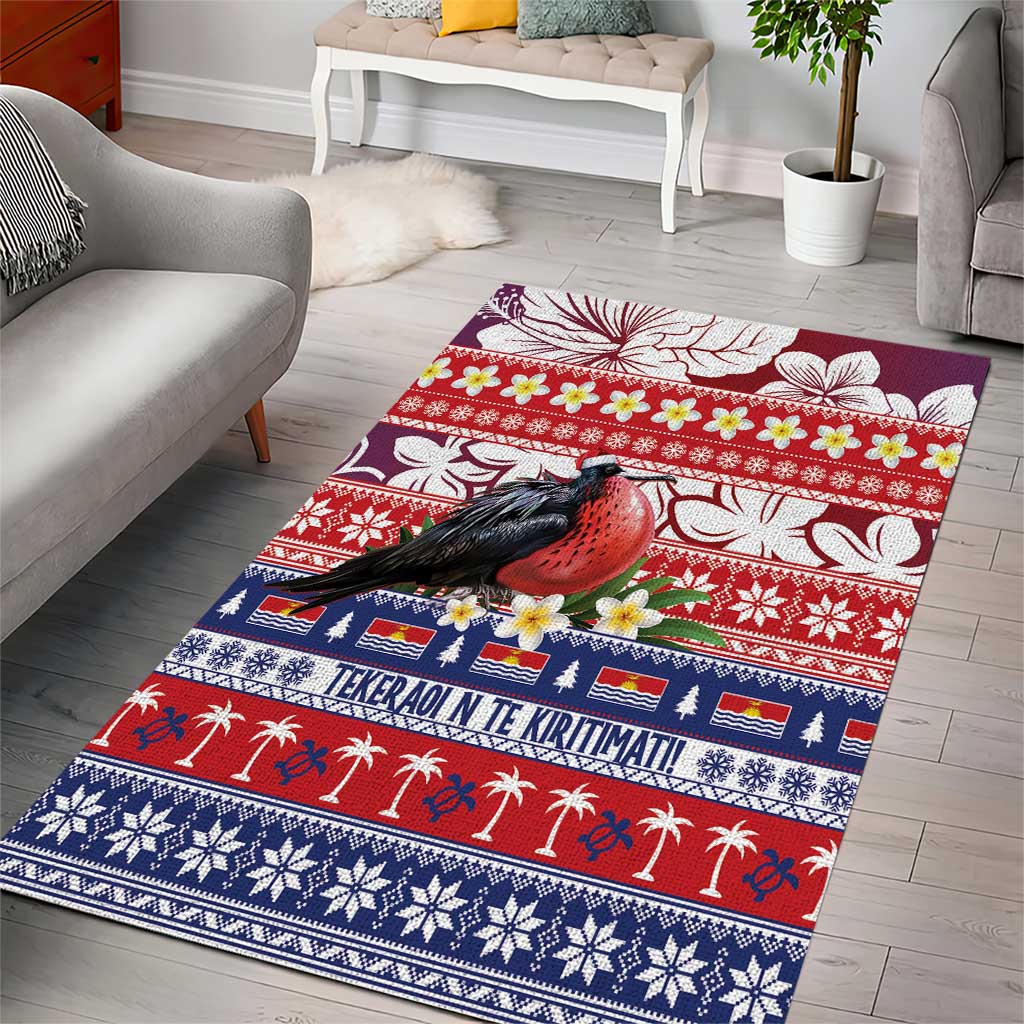 Kiribati Christmas Area Rug Frigatebird Santa Tekeraoi n te Kiritimati - Polynesian Pride