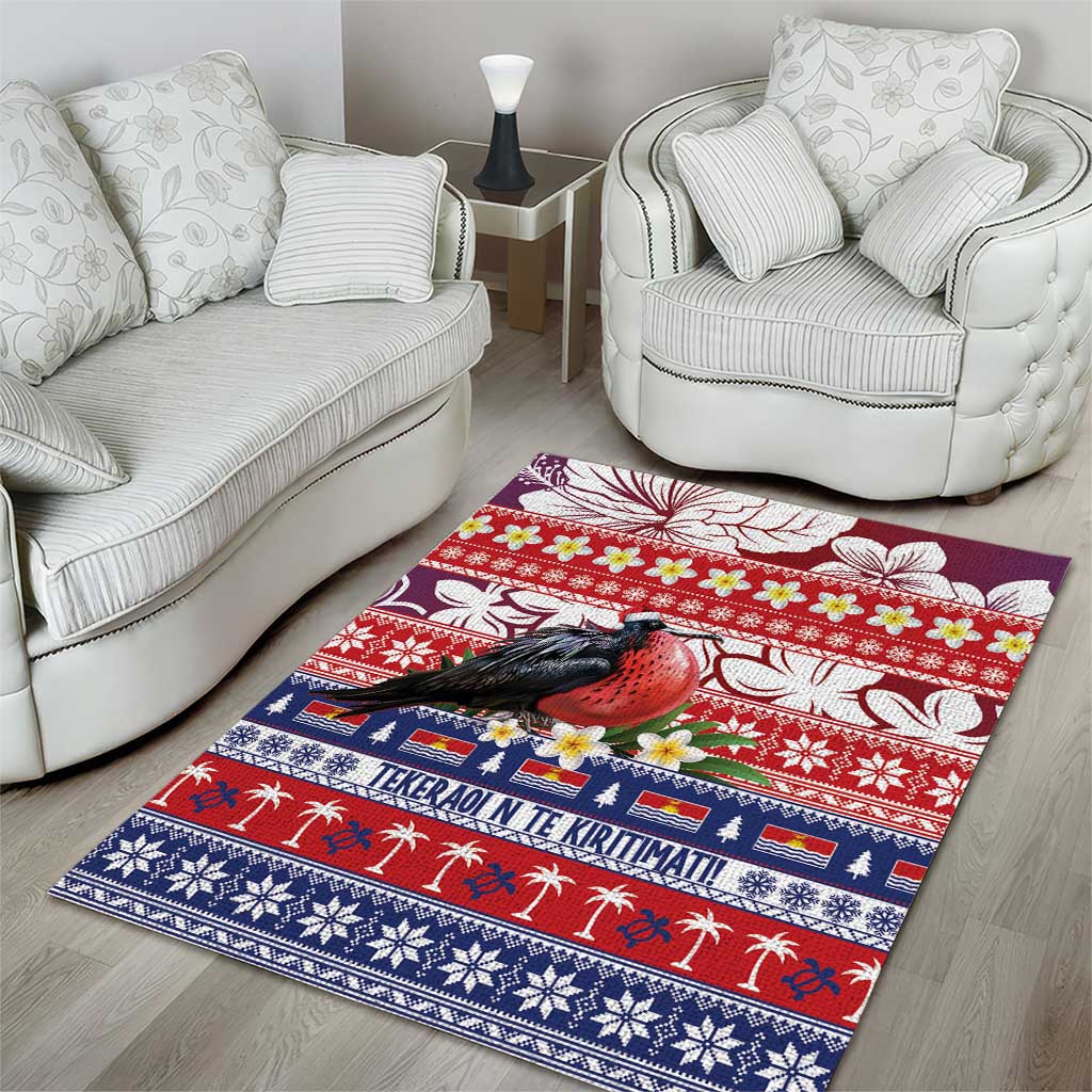 Kiribati Christmas Area Rug Frigatebird Santa Tekeraoi n te Kiritimati - Polynesian Pride