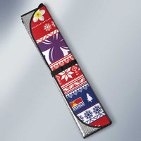 Kiribati Christmas Auto Sun Shade Frigatebird Santa Tekeraoi n te Kiritimati - Polynesian Pride