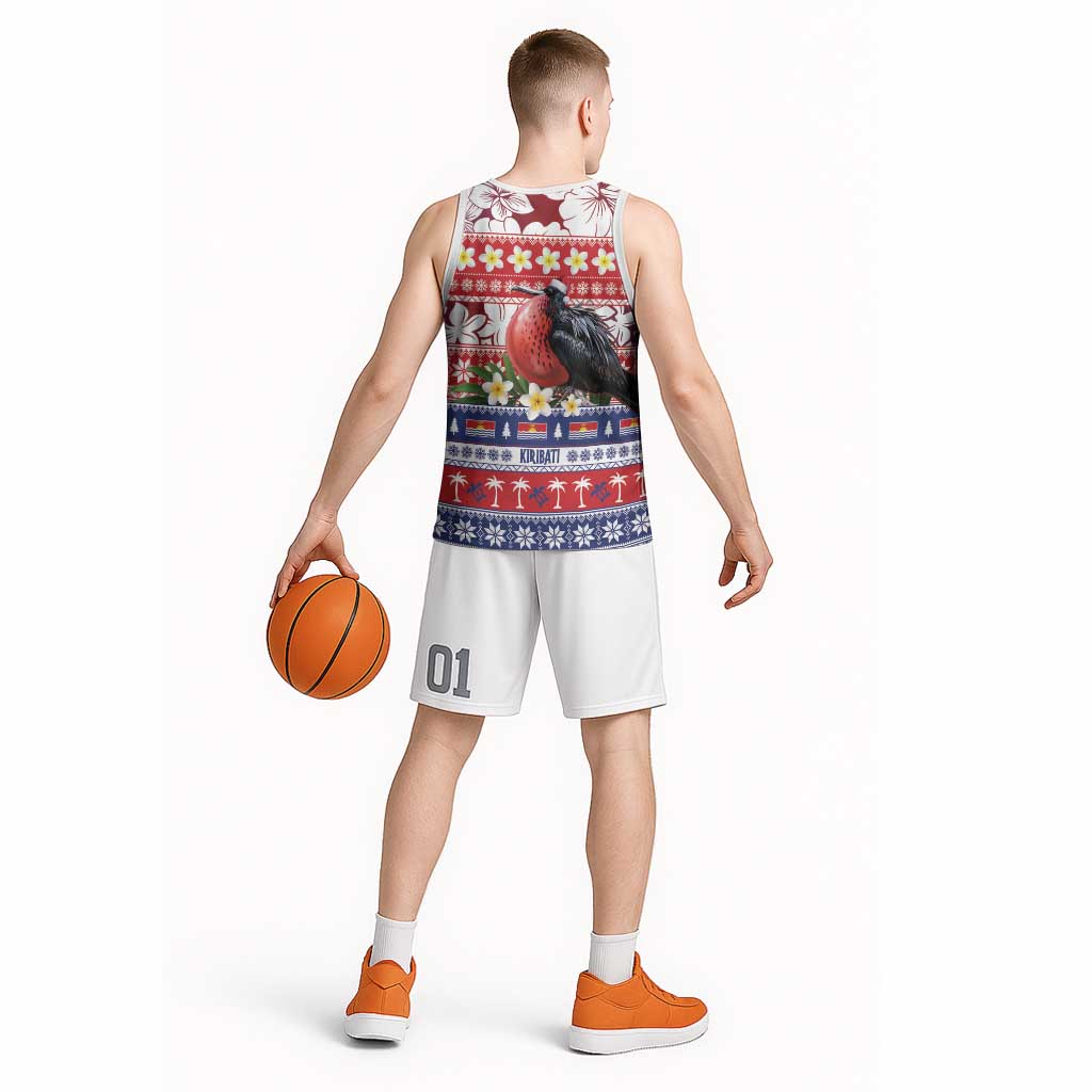 Kiribati Christmas Basketball Jersey Frigatebird Santa Tekeraoi n te Kiritimati - Polynesian Pride