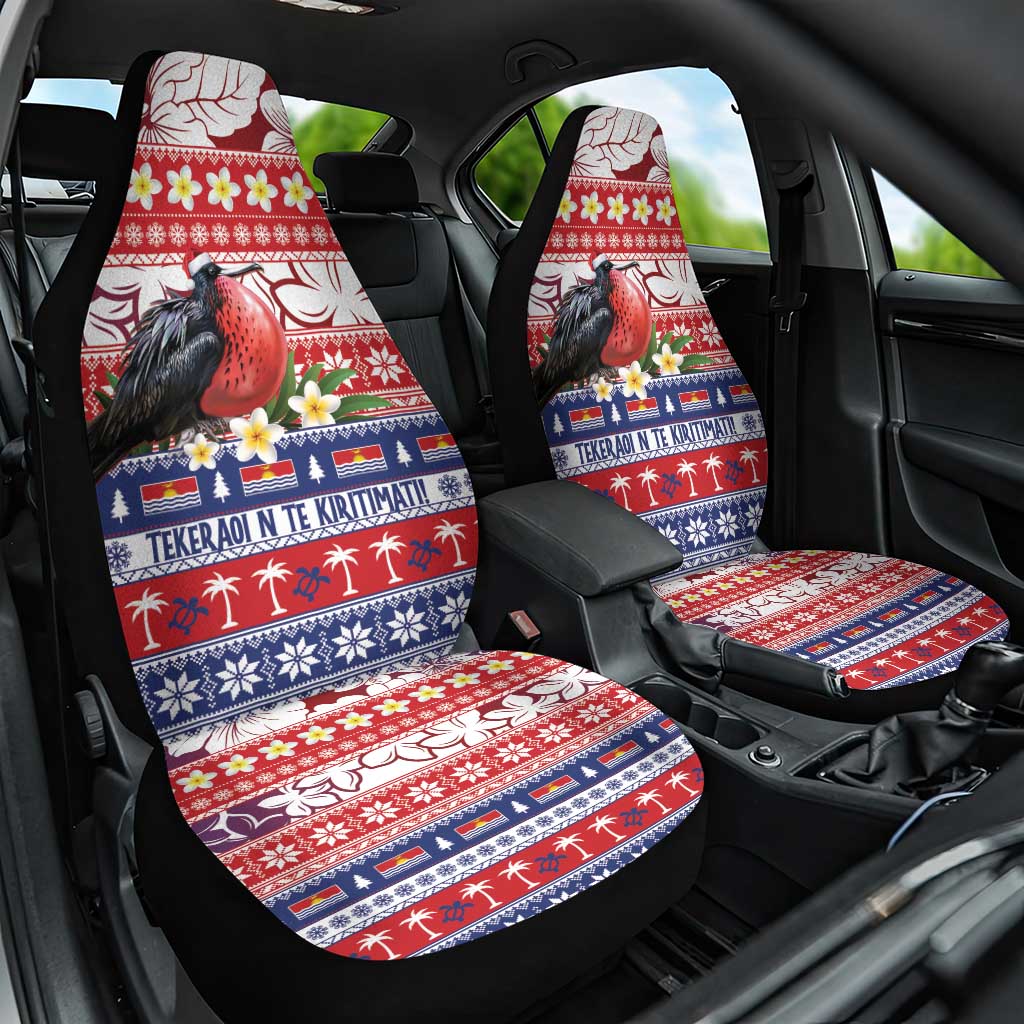Kiribati Christmas Car Seat Cover Frigatebird Santa Tekeraoi n te Kiritimati - Polynesian Pride