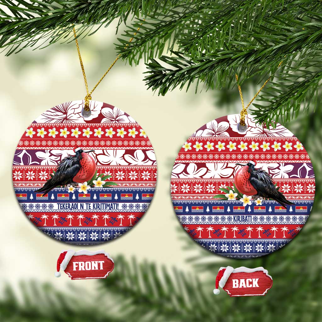 Kiribati Christmas Ceramic Ornament Frigatebird Santa Tekeraoi n te Kiritimati - Polynesian Pride