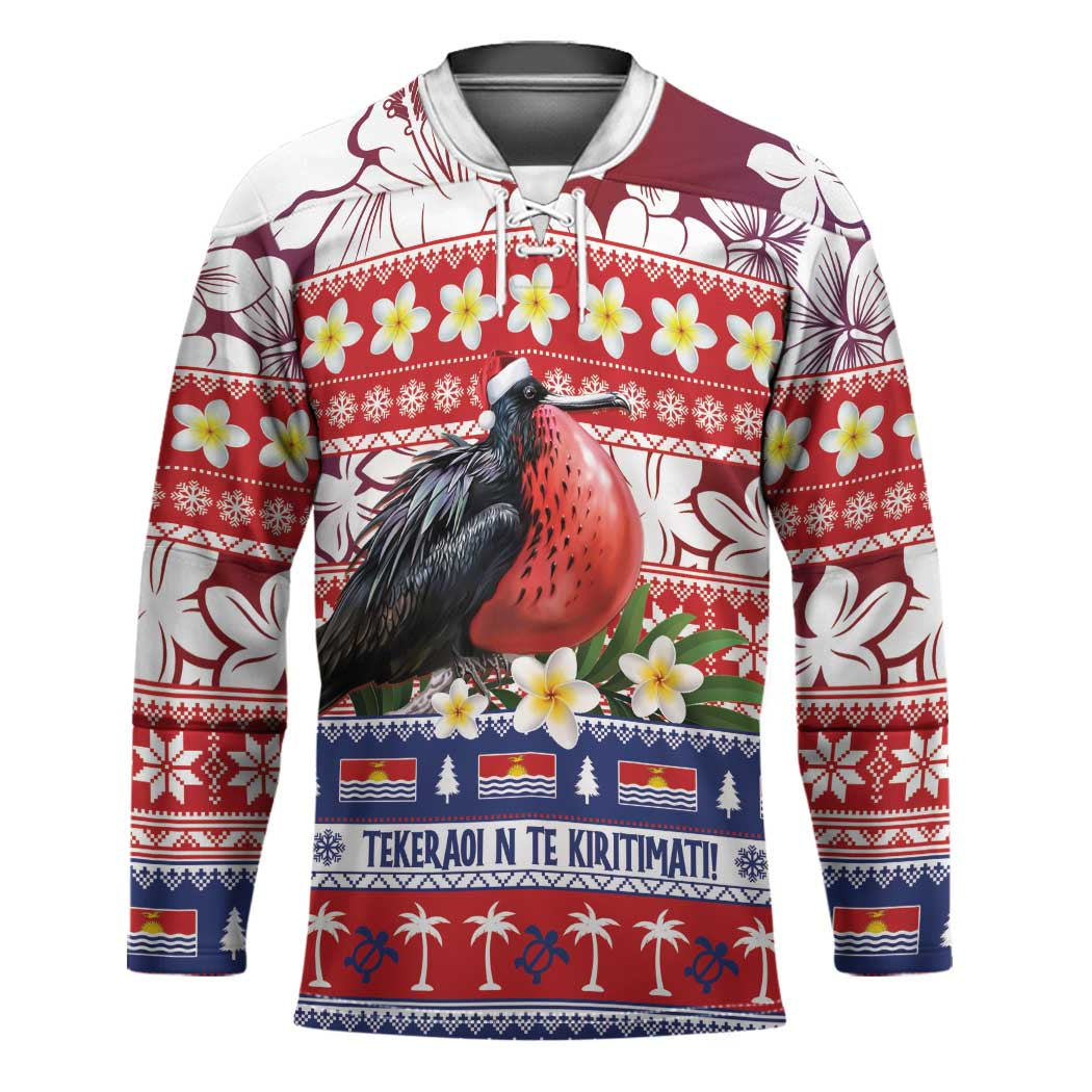 Kiribati Christmas Hockey Jersey Frigatebird Santa Tekeraoi n te Kiritimati - Polynesian Pride