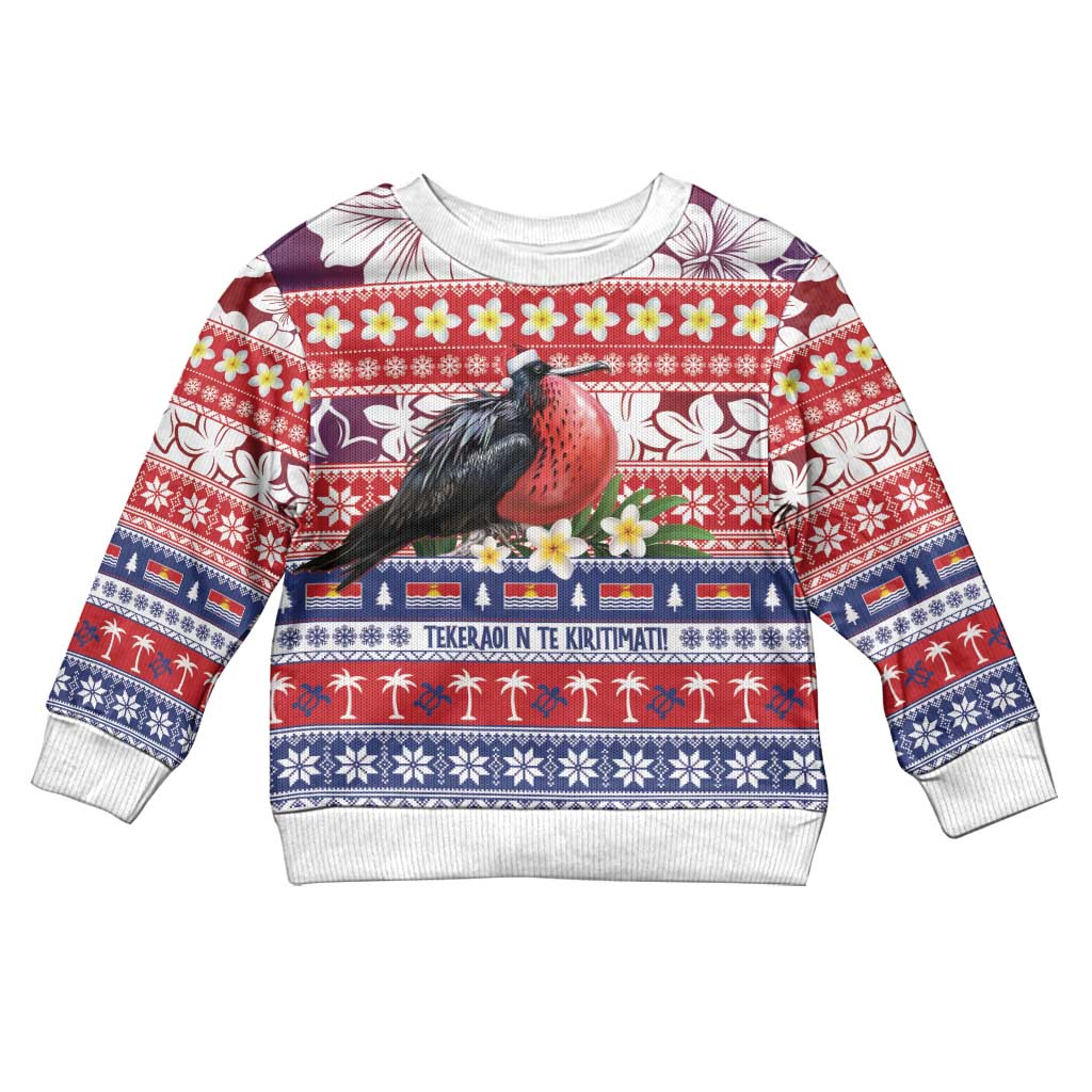 Kiribati Christmas Kid Ugly Christmas Sweater Frigatebird Santa Tekeraoi n te Kiritimati - Polynesian Pride