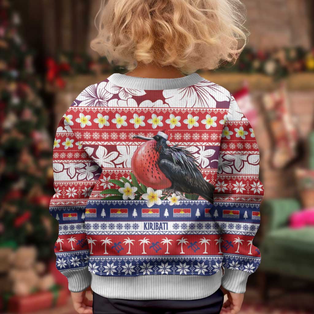 Kiribati Christmas Kid Ugly Christmas Sweater Frigatebird Santa Tekeraoi n te Kiritimati - Polynesian Pride