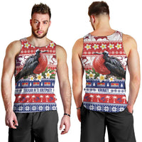 Kiribati Christmas Men Tank Top Frigatebird Santa Tekeraoi n te Kiritimati - Polynesian Pride