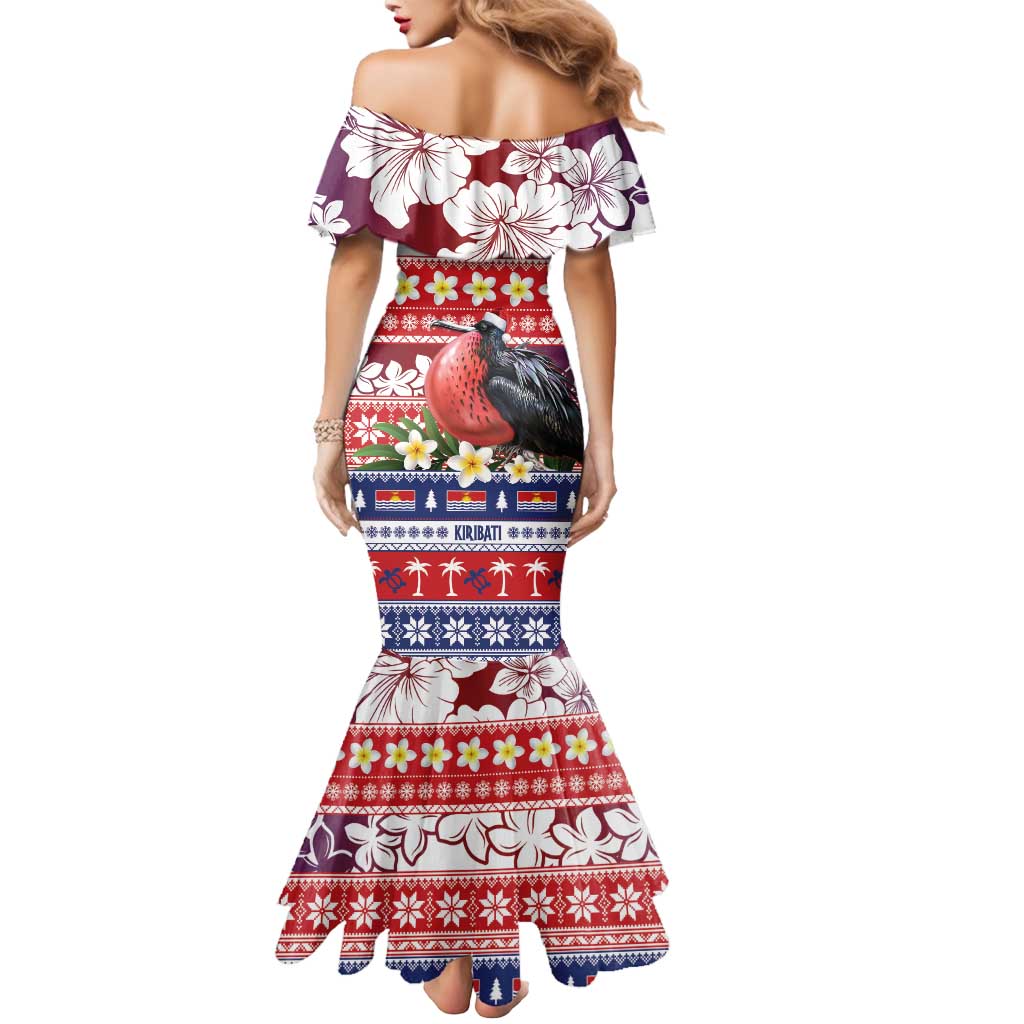 Kiribati Christmas Mermaid Dress Frigatebird Santa Tekeraoi n te Kiritimati - Polynesian Pride