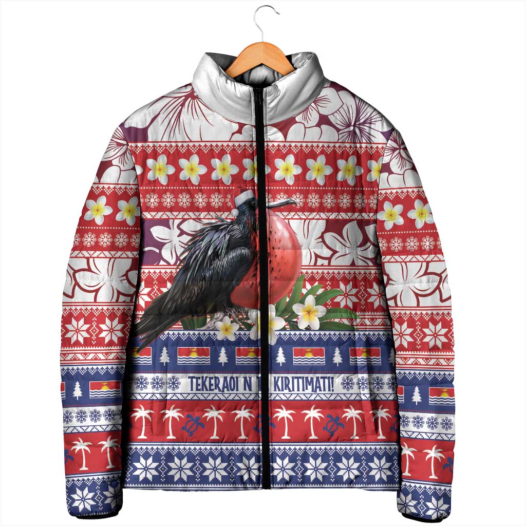 Kiribati Christmas Padded Jacket Frigatebird Santa Tekeraoi n te Kiritimati - Polynesian Pride