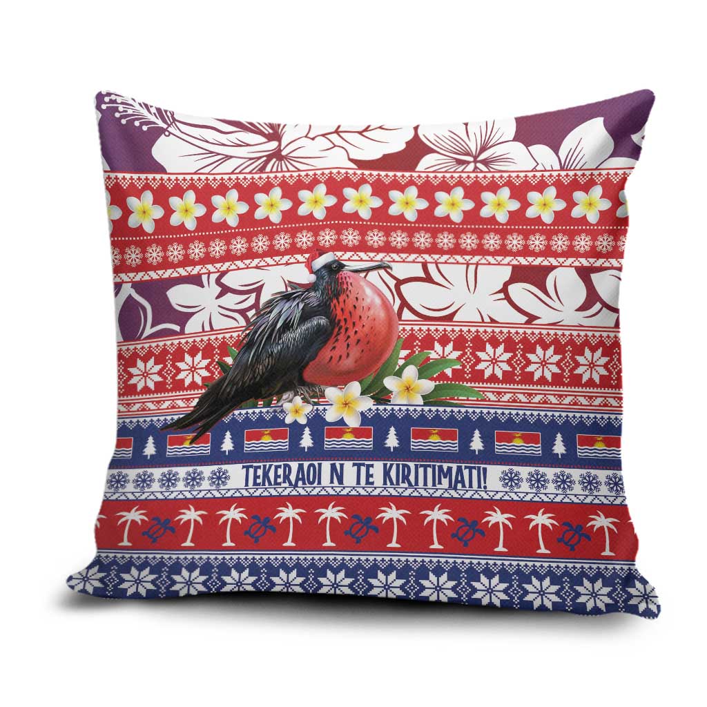 Kiribati Christmas Pillow Cover Frigatebird Santa Tekeraoi n te Kiritimati - Polynesian Pride