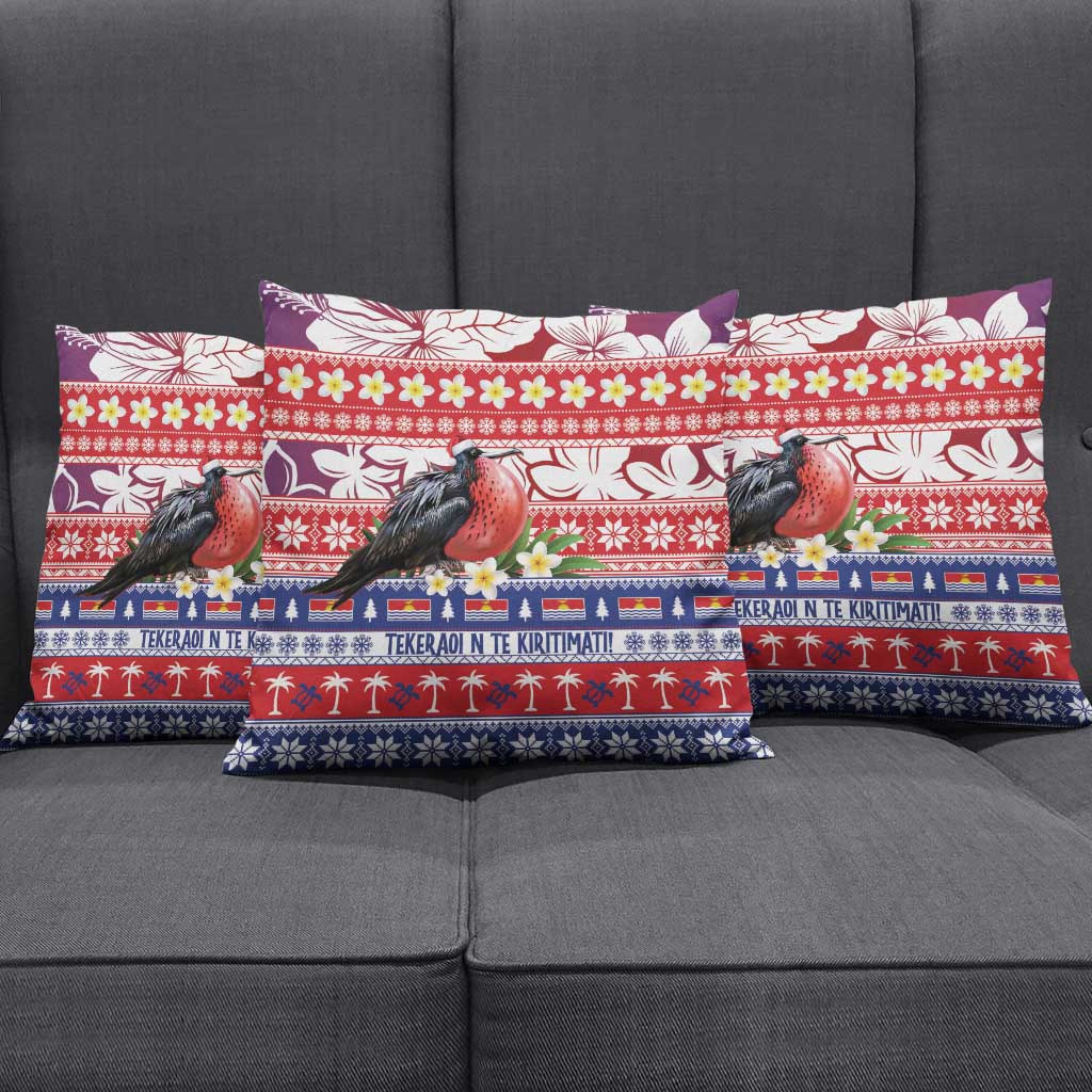 Kiribati Christmas Pillow Cover Frigatebird Santa Tekeraoi n te Kiritimati - Polynesian Pride