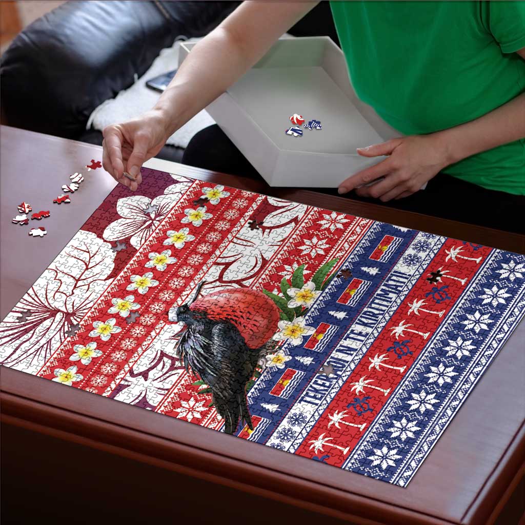 Kiribati Christmas Puzzle Frigatebird Santa Tekeraoi n te Kiritimati - Polynesian Pride