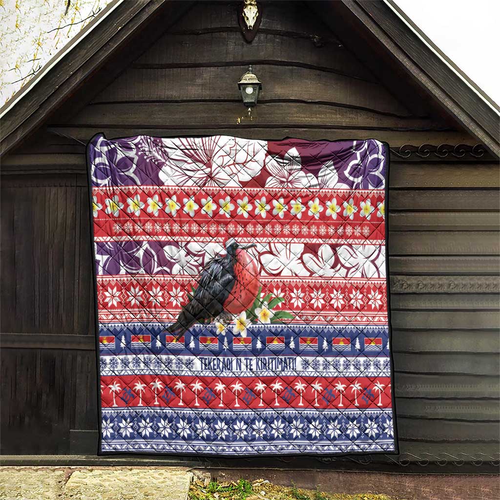 Kiribati Christmas Quilt Frigatebird Santa Tekeraoi n te Kiritimati - Polynesian Pride