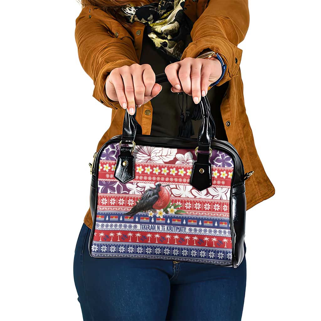 Kiribati Christmas Shoulder Handbag Frigatebird Santa Tekeraoi n te Kiritimati - Polynesian Pride