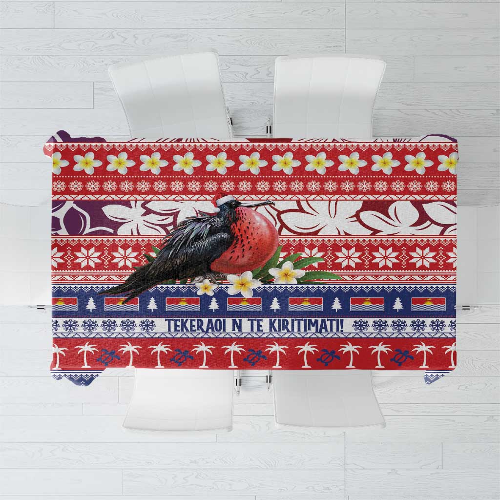 Kiribati Christmas Tablecloth Frigatebird Santa Tekeraoi n te Kiritimati - Polynesian Pride