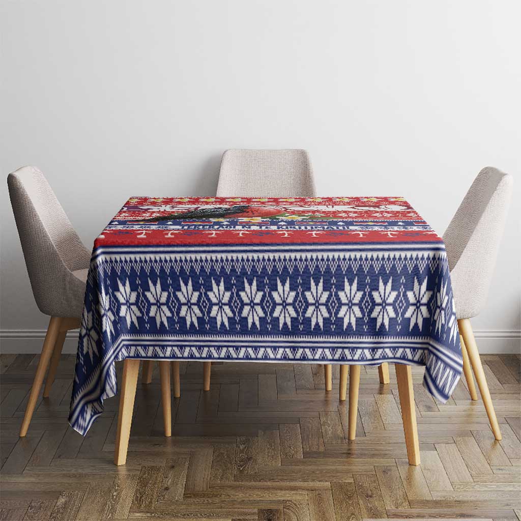 Kiribati Christmas Tablecloth Frigatebird Santa Tekeraoi n te Kiritimati - Polynesian Pride