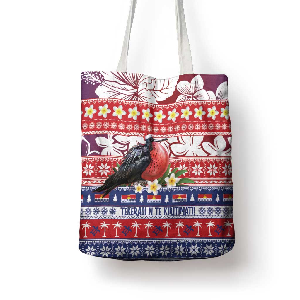 Kiribati Christmas Tote Bag Frigatebird Santa Tekeraoi n te Kiritimati - Polynesian Pride