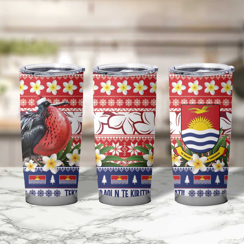 Kiribati Christmas Tumbler Cup Frigatebird Santa Tekeraoi n te Kiritimati - Polynesian Pride