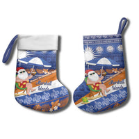 Marshall Islands Christmas Stocking Beachy Santa Monono ilo raaneoan Nejin - Polynesian Pride