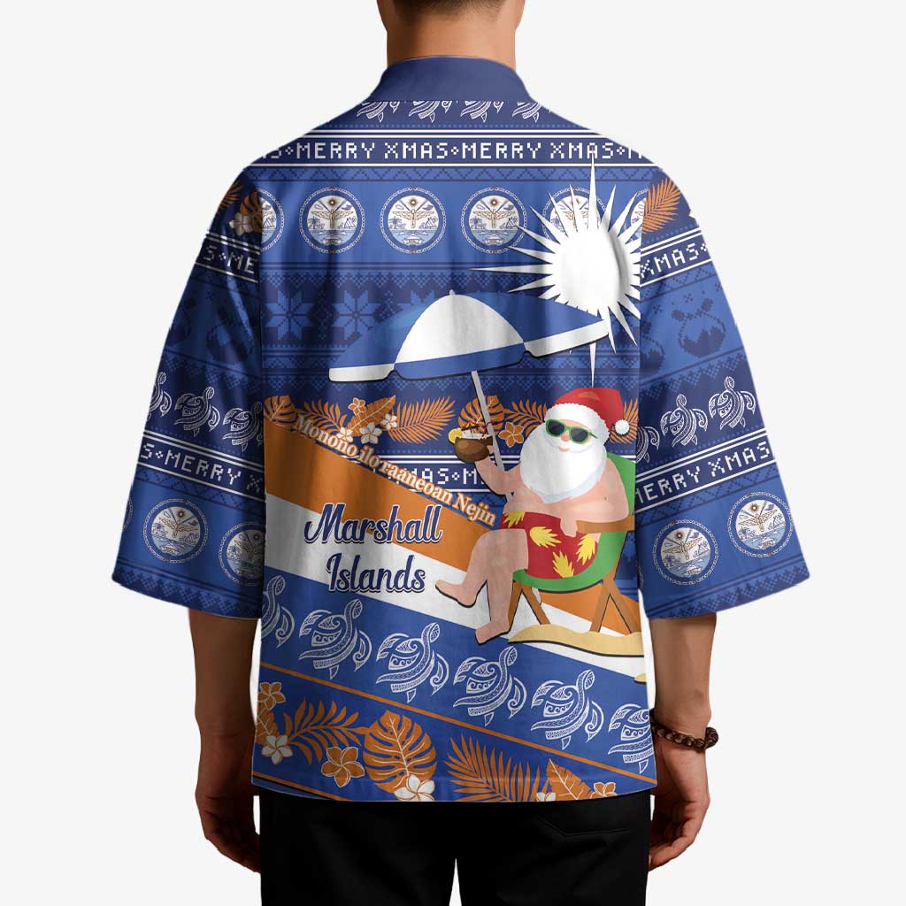 Marshall Islands Christmas Kimono Beachy Santa Monono ilo raaneoan Nejin - Polynesian Pride