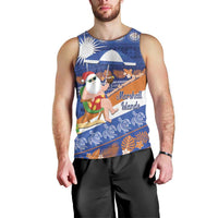 Marshall Islands Christmas Men Tank Top Beachy Santa Monono ilo raaneoan Nejin - Polynesian Pride