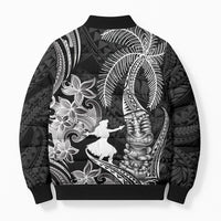 Hawaii Tribal Tiki Drum Hula Girl Bomber Puffer Jacket LT14 - Polynesian Pride