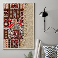 Samoa Tapau Canvas Wall Art Samoan Siapo Pattern LT14 - Polynesian Pride