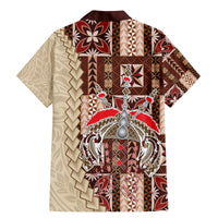 Samoa Tapau Family Matching Mermaid Dress and Hawaiian Shirt Samoan Siapo Pattern LT14 - Polynesian Pride