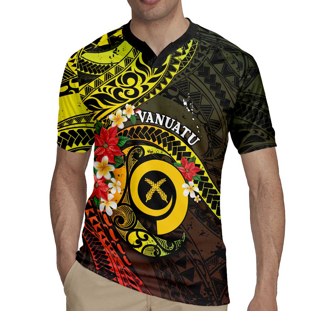 Vanuatu Christmas Rugby Jersey Vanuatuan Pig Tusk - Meri Krismas!