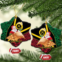 Vanuatu Christmas Ceramic Ornament Vanuatuan Conch Shell - Meri Krismas!