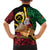 Vanuatu Christmas Kid Hawaiian Shirt Vanuatuan Conch Shell - Meri Krismas!