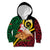 Vanuatu Christmas Kid Hoodie Vanuatuan Conch Shell - Meri Krismas!