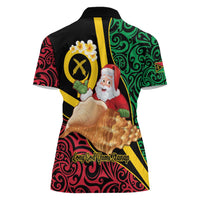 Vanuatu Christmas Women Polo Shirt Vanuatuan Conch Shell - Meri Krismas!