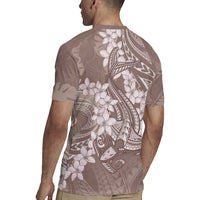 Polynesia Hammerhead Shark Tattoo With Plumeria Lei Rugby Jersey